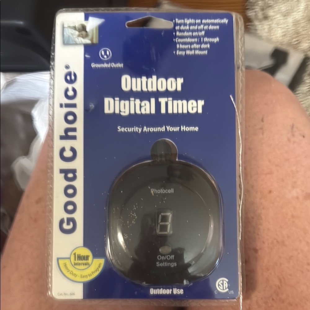 Good Chic Black Outdoor Digital Timer